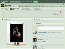 Tablet Screenshot of kamiloza.deviantart.com