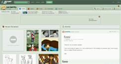 Desktop Screenshot of pandakitty.deviantart.com