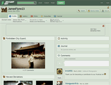 Tablet Screenshot of jamesflynn23.deviantart.com