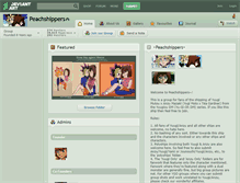 Tablet Screenshot of peachshippers.deviantart.com