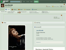 Tablet Screenshot of jennifermn.deviantart.com