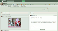 Desktop Screenshot of hao-007.deviantart.com