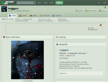 Tablet Screenshot of megggem.deviantart.com