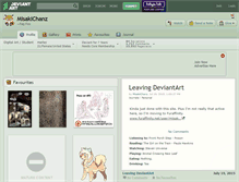 Tablet Screenshot of misakichanz.deviantart.com