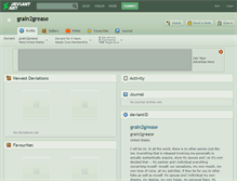 Tablet Screenshot of grain2grease.deviantart.com