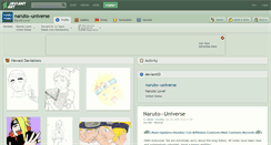 Desktop Screenshot of naruto--universe.deviantart.com