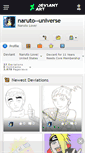 Mobile Screenshot of naruto--universe.deviantart.com