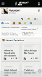 Mobile Screenshot of nyxmoon.deviantart.com
