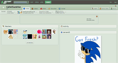 Desktop Screenshot of calliexsunshine.deviantart.com