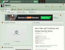 Tablet Screenshot of eggtastic.deviantart.com