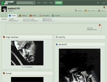 Tablet Screenshot of instinct191.deviantart.com