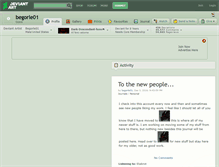 Tablet Screenshot of begorle01.deviantart.com