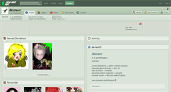 Desktop Screenshot of dinorawr.deviantart.com