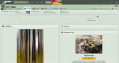 Desktop Screenshot of herrhaller.deviantart.com