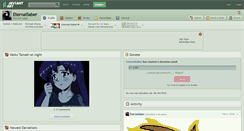 Desktop Screenshot of eternalsaber.deviantart.com