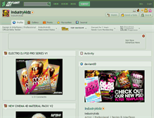 Tablet Screenshot of industrykidz.deviantart.com