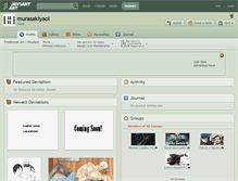 Tablet Screenshot of murasakiyaoi.deviantart.com