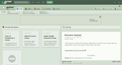 Desktop Screenshot of gxsliver.deviantart.com