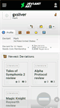 Mobile Screenshot of gxsliver.deviantart.com