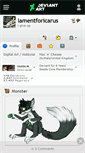 Mobile Screenshot of lamentforicarus.deviantart.com