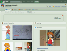 Tablet Screenshot of christhorndykeplz.deviantart.com