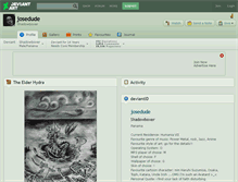 Tablet Screenshot of josedude.deviantart.com