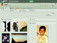 Tablet Screenshot of i-click.deviantart.com