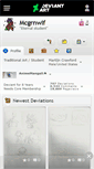 Mobile Screenshot of mcgrnwlf.deviantart.com