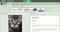 Desktop Screenshot of aleania.deviantart.com