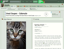 Tablet Screenshot of aleania.deviantart.com