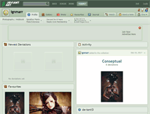 Tablet Screenshot of ignmarr.deviantart.com