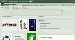 Desktop Screenshot of muse-for-absolution.deviantart.com