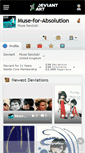 Mobile Screenshot of muse-for-absolution.deviantart.com