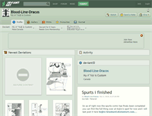 Tablet Screenshot of blood-line-dracos.deviantart.com