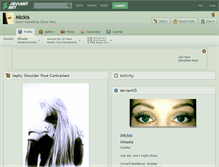 Tablet Screenshot of mickis.deviantart.com