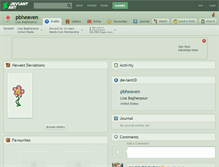 Tablet Screenshot of pbheaven.deviantart.com