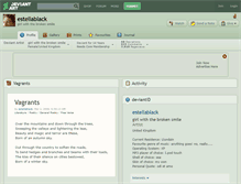 Tablet Screenshot of estellablack.deviantart.com