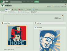 Tablet Screenshot of jaideliete.deviantart.com