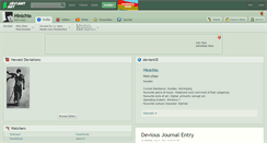 Desktop Screenshot of hinichio.deviantart.com