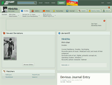 Tablet Screenshot of hinichio.deviantart.com