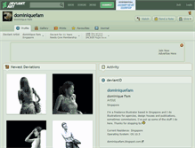 Tablet Screenshot of dominiquefam.deviantart.com