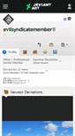 Mobile Screenshot of evilsyndicatemember.deviantart.com