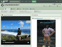 Tablet Screenshot of evilsyndicatemember.deviantart.com
