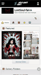 Mobile Screenshot of lostsoul-fan.deviantart.com