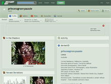 Tablet Screenshot of princessgroovyaussie.deviantart.com