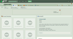 Desktop Screenshot of emporordark.deviantart.com