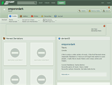 Tablet Screenshot of emporordark.deviantart.com