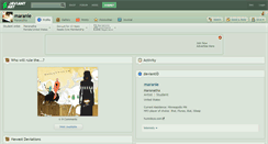 Desktop Screenshot of maranie.deviantart.com