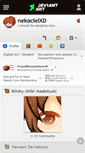 Mobile Screenshot of nekocielxd.deviantart.com