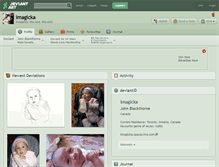 Tablet Screenshot of imagicka.deviantart.com